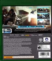 Xbox ONE WATCH_DOGS Back CoverThumbnail